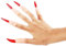 Hexen Finger Claws Nail Claws Kunstnägel Halloween Kostüme gruselige Hexen Nägel Fake Finger Pfoten Krallen Fingerspitzen Pfeil Klaue Cosplay Party Halloween Prop Gothic Nagel Hexenkrallen 10 Stück