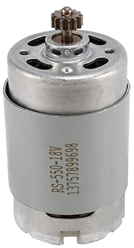 Motor DC RS550 13 dientes 9,5 mm Reemplazar para taladro atornillador 18 V
