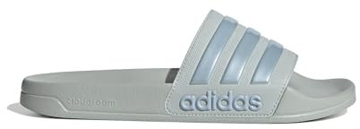 adidas Mixte Adilette Shower Slides, wonder silver/magic grey met/wonder blue, 37 EU