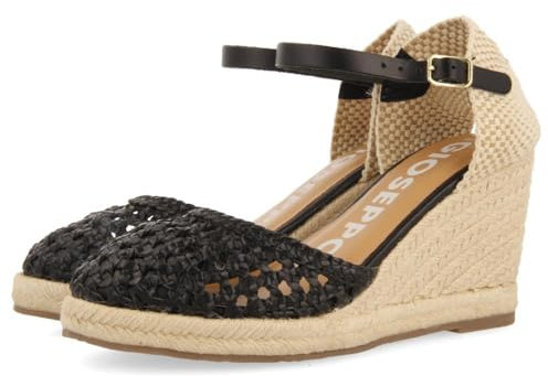 Gioseppo SERIGNAN, Sandalias con cuña Mujer, Negro, 36 EU