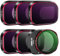 STARTRC Mini 4 Pro Filter, Mehrfach Beschichtetes ND-Filterset für DJI Mini 4 Pro Drohnenzubehör - 6er-Pack ND8, ND16, ND32, ND64, UV, CPL Filter(Aluminium Version)