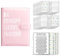 Budget Planner Deutsch Budget Planer Geld Organizer mit 100 Binder Taschen A5 Ringbuchordner für Finanzplaner Budget Sparen Mappe Cash Stuffing Startset Geburtstags Geschenk (Pink)