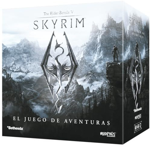Modiphius Entertainment The Elder Scrolls V: Skyrim El Juego de Aventuras Juego de Mesa, A Partir de 14 Años, De 1 a 4 Jugadores, 60-120 Minutos por Partida, Español