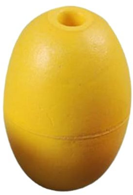 JISADER Kanu und Kajak Schwimmer Seil Ball, Boot Boje Angeln Markierungsboje, Tiefes Wasser Schwimmer für Kajak Trail, Kajak Schwimmender Ball für Marineboot Yacht Schlauchboot Motorboot, Gelb