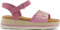 TOMS Diana, Sandali con Zeppa, Rosa, 31 EU