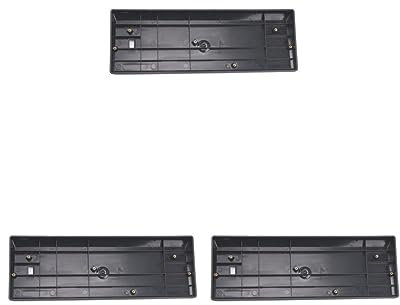 Tityvirnix 3 set 60% Compact Plastic Keyboard Case Compatible with GH60 POKER2 POK3R black
