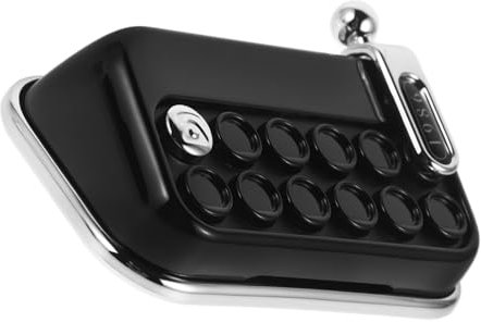 SWOOMEY Auto Ornamente Teile Signalleuchten Sportweste Retro Anzug Elektrofahrzeug Zubehör Elektroroller Handy Scooter Tretauto Zubehör Deckel Mülleimer Autos Schwarzer Kunststoff