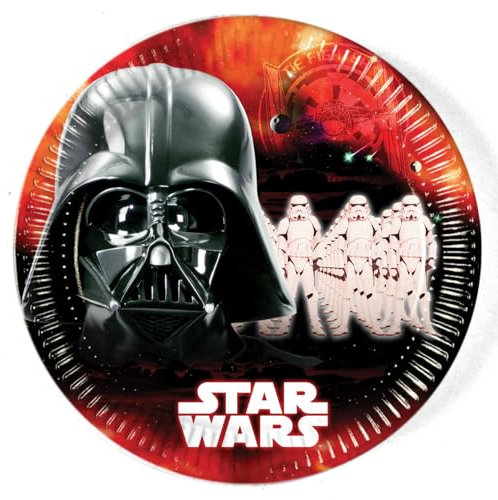 Procos Star Wars Dark Side Assiette de fête Ø 23 cm