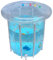 HoveeLuty Piscina gonfiabile per bambini, 74,9 x 80 cm, motivo cartone animato, con drenaggio, trasparente, sigillato, in PVC, per le giornate calde