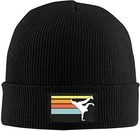 Unisex Vintage Hip Hop Breakdance Strickmütze 100% Acryl Winter Beanies Cap
