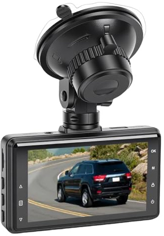 Cuifati Dual 4K Dash Cam Front and Rear, 4K+1080P Dash Camera for Cars, 2.4G WiFi APP Control, G Sensor Collision Detection, Loop Recording, Up to 256GB