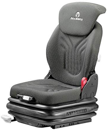 GRAMMER Primo Professional S aus Stoff, anthrazit grün silber, MSG 75GL/511 (1291748), Sitz für Traktor und Schlepper
