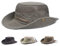Lanly Fischerhut Sonnenhut Unisex Herren Damen Safari Hut Baumwolle Faltbar Einstellbar Wanderhut Gartenhut Outdoor Reise (Armeegrün)