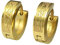 Paar Herren Titan Stäbchen Ohrringe Edelstahl Creolen Männer Ohrstecker Drachen ERTS003 (gold glänzend)