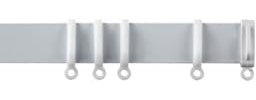 Aluminium Curtain Track In White (120CM)