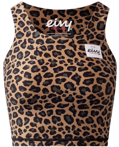 Eivy Damen Cover Up Top, Leopard, S EU
