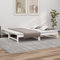 ZEYUAN Tagesbett Ausziehbar Weiß 2X(90x200) cm Massivholz Kiefer, Schlafsofa, Daybed, Bettsofa, Sofa Bed, Sofabett, Schlafcouch, Jugendbett, Bettgestell, Bettcouch - 823405