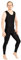 ML-Sport24 Herren Ganzanzug ohne Ärmel lange Beine Rundhalsausschnitt Jumpsuit Catsuit Overall 80% Polyamid 20% Elasthan, XXL, Orange