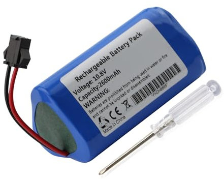 ANTIEE Vacuum Cleaner Batería para Cecotec CONG0001 Aspiradora robótica,Bateria para Aspiradora 10.8V 2600mAh