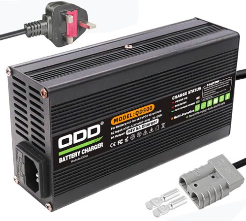 QDD Electric Motorcycle Lithium Battery Charger 84V 5A,72V 20S Lithium Battery Pack Universal Fast Charger For Electric Motorbike,With Anderson Connector