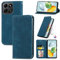 Cracedily Cover per Honor 200 Smart Case, Custodia Cover Pelle Premium Portafoglio con Porta Carte Magnetica Supporto Protezione Flip Case Custodia per Honor 200 Smart, Blu-verde