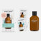 we:care² 2x Duschgel Pulver Set mit Flasche (Granulat) - 2x 32g ergibt je 250ml nachhaltige & vegane Nachfüllseife ohne Silikone, Parabene & Mikroplastik - Duschpulver - Duschgelpulver