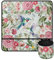 Jeiento Floral Bird Sewing Machine Cover with Pockets Flower Hummingbird Sewing Machine Dust Cover with Storage Pocket Non Slip Pad