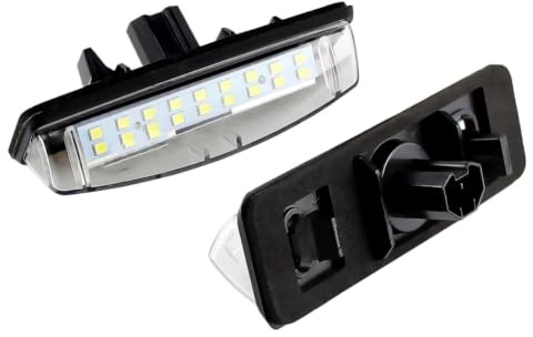 Kuiofek Number Plate Light For Toyota For Yaris Sedan 2007-2016 2 Pieces License Plate Light 8127130290 License Plate Lamp