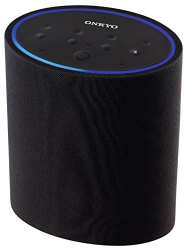 Onkyo P3 Smart Lautsprecher mit Amazon Alexa, (Multiroom, Smart Home, WLAN, DTS Play-Fi, Streaming, Amazon Music, sprechen-hören-steuern, kompaktes Design), schwarz