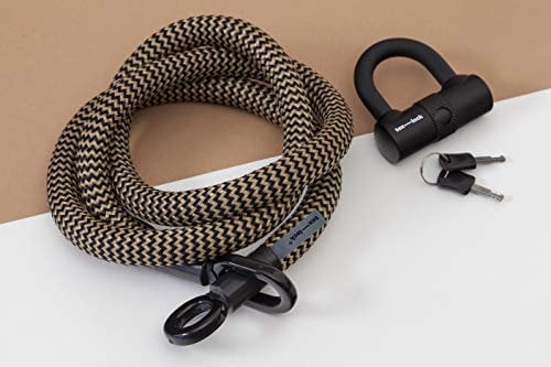tex-lock Fahrradschloss - Größe: L - Farbe: gold