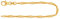 EDELIND Feines Armband Damen 585 Gelbgold Bracelet Singapurkette 2.4mm Armkette 14 Karat Echtgold Goldarmband mit Stempel Länge 19cm Made in Germany