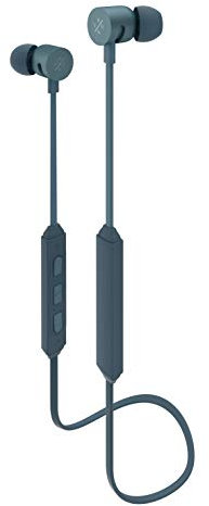 Kygo E4/600 In-Ear Kopfhörer (Bluetooth Ohrhörer mit Remote & Headset Mic für iPhone iOS und Android, 6 Stunden Akkulaufzeit, mit Ohrstöpsel in 3 Größen) Grau, 16,5 x 4 x 7,5 cm