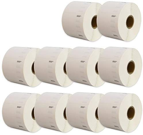 Yellow Yeti 10x 11354 S0722540 32 x 57mm Etiketten kompatibel mit DYMO LabelWriter 4XL 450 400 330 320 310 Duo/Turbo/Twin Turbo Seiko SLP 450 430 420 410 400 240 220 200 100 | 1000 Stück/Rolle