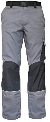 Gahibre - Pantalón de Trabajo Elástico Con Rodilleras | Ropa Reflectante | Talla XXL