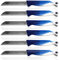 Solingen - Juego de 50 cuchillos para frutas, verduras, acero inoxidable, color azul