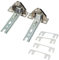 SPARES2GO Integriertes Türscharnier-Set, kompatibel mit Bosch Kühlschrank / Gefrierschrank (2 Scharniere)