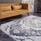 AREA RUGS LIVING ROOM BEDROOM LARGE SMALL VINTAGE SOFT SHORT PILE BORDERED CLASSIC ORIENTAL DESIGN TRADITIONAL PERSIAN MOROCCAN BOHO CARPET - MEDIUM 120X170 CM, MULTICOLOURED NOMAD DESIGN