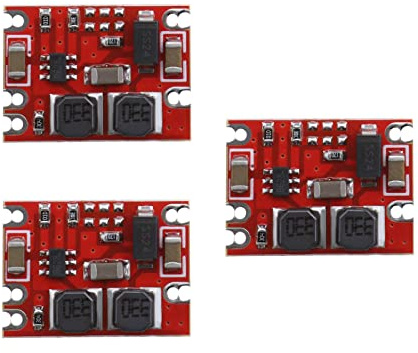 VGOL 3 x DC-DC Boost Buck Converter Modul DC3-15V auf 5V einstellbar Step-Down Spannungsregler Netzteil Modul UP/Down