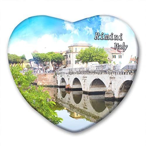 Italien Rimini Kühlschrankmagnet Kühlschrank Aufkleber Kollektion Deko Magnet Reise Souvenir Herz Kristall Glas