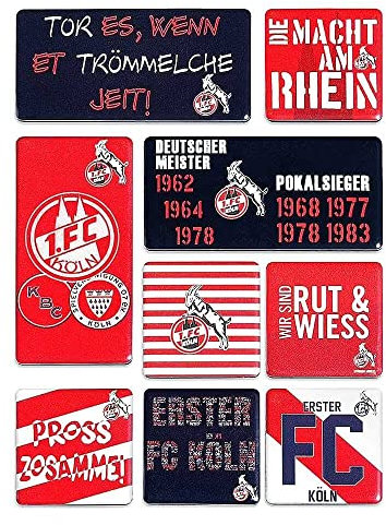 1. FC Köln Magnet-Set 9 teilig Kühlschrankmagnet