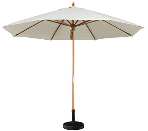 Harbour Lifestyle Kratos 3m Wooden Parasol in Beige