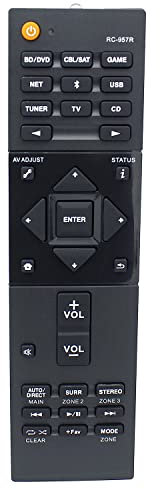 RC-957R Fernbedienung Ersatz für Pioneer AV Receiver VSX-LX303 SC-LX502 VSX-LX302 SC-LX501 VSX-LX102 VSX-1131 VSX-831 VSX-932 VSX-832 VSX-933 VSX-LX101 VSX-LX103 VSX-LX300 1 VSX-LX503 SC-LX502