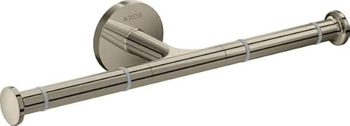 hansgrohe AXOR Universal Circular Toilettenpapierhalter, doppelt, 42857700, Farbe: Mattweiß