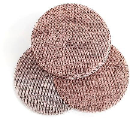 Kcmell 125mm Mesh Sanding Discs 100 Grit, 20Pcs 5 Inch Hook & Loop Sanding Pads, Dust Free Mesh Sanding Discs Pads Anti-Blocking Orbital Sander Discs Sandpaper for Grinding Polishing Car Wood Floor