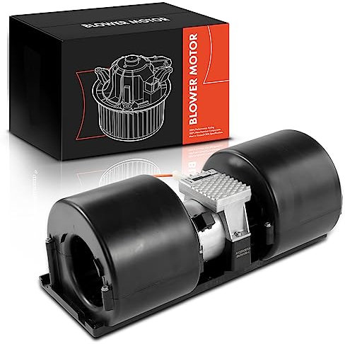Frankberg Motor de soplador de interior de doble rueda, 12 V con resistencia, compatible con 3 velocidades, repuesto # 006-A39-22