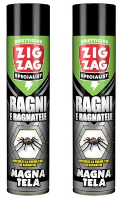 Zig Zag Magnatela Maxi Formato da 600ml - Insetticida Ragni con Azione Residuale, Efficacia Immediata, Protezione Elevata, Facile Utilizzo, Made in Italy - FERROELETTRA (2)
