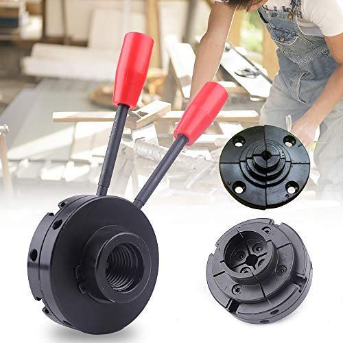 Spannfutter Vier-Backenfutter, Backenfutter selbstzentrierend M18 oder M33 Drechselbank mit Sechskantschlüssel, Backenfutter-ø 100 mm