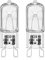VIIVUU Backofenlampe G9 40W 300 Grad, 2 Stück Ofenlampe bis 300° C Hitzebeständige,500LM Backofenbirne Glühbirne für Backofen, (Bosch, Neff, Siemens, Delonghi, Ocean,Miele) Mikrowelle,Grillöfen