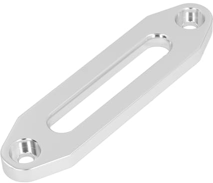 Fairlead Hawse en Aluminium, Guide-câble pour Treuil Synthétique 4000 Cordes de 6000 LB, compatibilité avec ATV et UTV (6000LB)