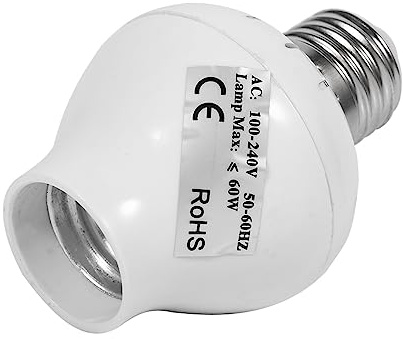 KKPLZZ E27 Microwave Radar PIR Motion Sensor LED Light Bulb Switch Socket Lamp Holder AC 100‑240V